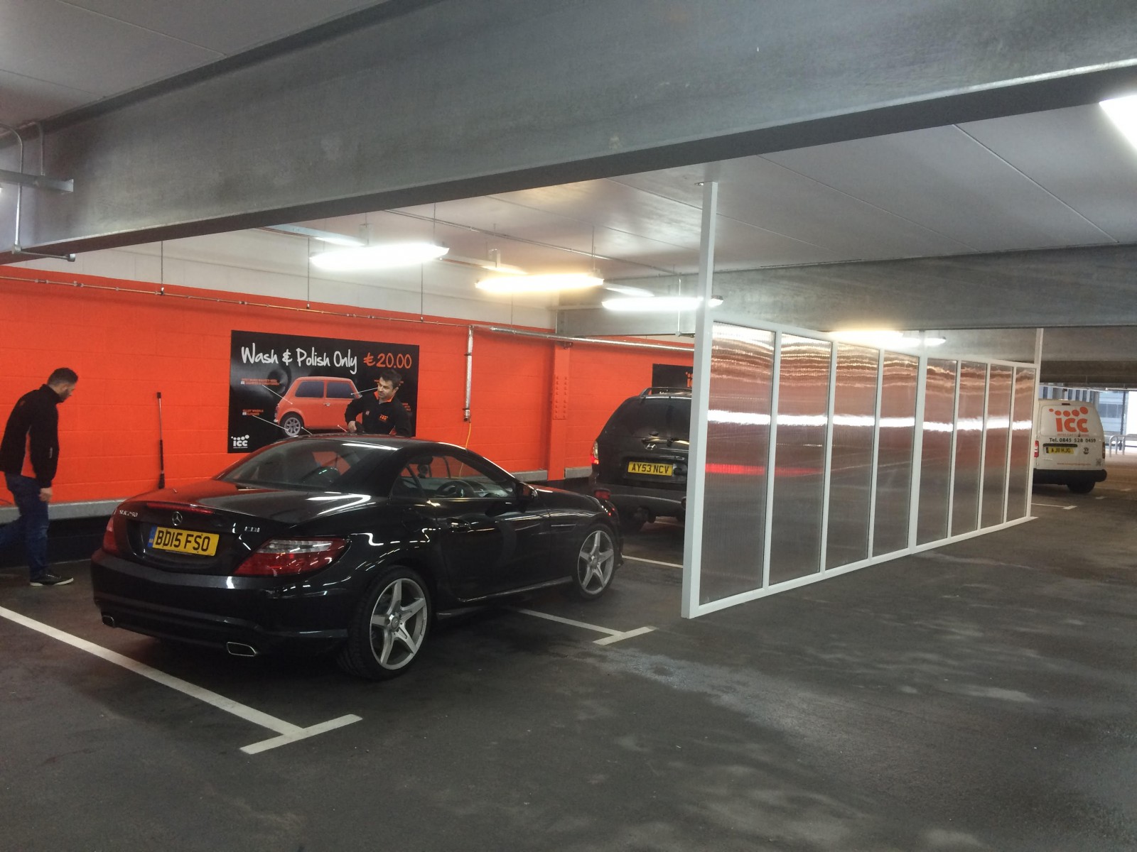 Longbridge Marks and Spencer Car Park Inter Car Cleaning